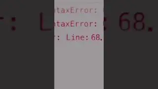 error in line: 68 #shorts #html #python #css #programming