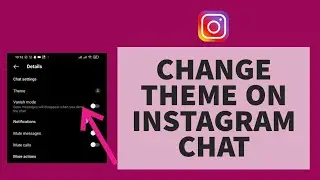 How To Change Chat Theme On Instagram (2023)