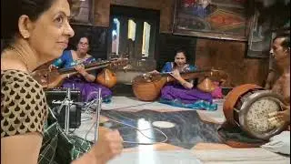 Veena Seva by Shipla & Sumangala at Sri Krishna Mutt students of Pavana B Achar (Kalaspandana)