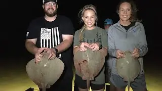 Bowfishing for Stingrays in Florida with Kendall Jones