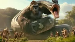 King Kong And vs | The Giant Cobra Snake || A Major Clash in The Indian Jungle