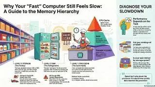 Cache vs RAM vs Storage: Why Computers Feel Slow