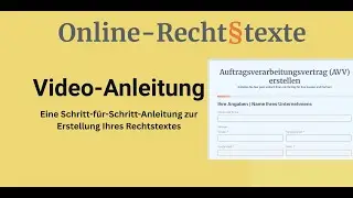 📁 AVV Generator 2025 &ndash; Erstellen Sie Ihren sicheren Auftragsverarbeitungsvertrag (DSGVO-konform)!