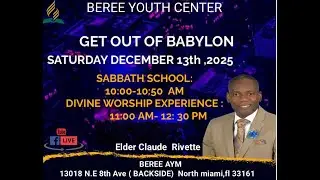 12/13/25 | WORSHIP SERVICE| Elder Claude Rivette