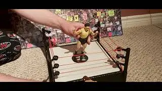 MACHO MAN RANDY SAVAGE VS ANDRE THE GIANT | WWE ACTION FIGURE MATCHES
