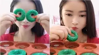 #77 Chia Seed Ice Eating! Satisfying Crunch Sounds! Mukbang Compilations! ASMR Eats! FoodXD Ice