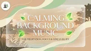 Calming Background Music for Meditation, Focus & Stress Relief
