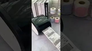 UNBOXING with AIMO D520BT shipping label printer#unboxing #shipping #label #printer #asmr #packing