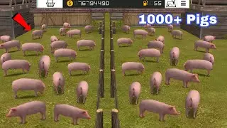 Fs 18 Purchase 1000+ Pigs Gameplay l Farming Simulator 18 Gameplay l Timelapse #fs18 