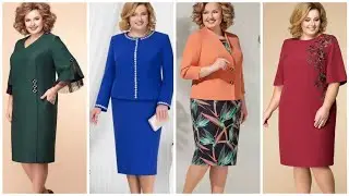 Top most beautiful and gorgeous semiformel plus size dress// formel dress 2023