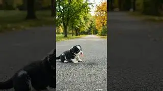 Cute Little Puppy Funny Playing Video #puppy #cute #pets #funny #dog #viral #shorts