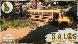 Создание реалистичной «свалки» для енотов | Зоопарк Салос, эпизод 10 | Planet Zoo