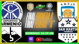 ⚽️ ATLETICO RAFAELA vs SAN MARTIN de Formosa | en VIVO |  La FINAL del FEDERAL | #ElAscensoX3