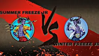 Summer Freeze jr VS Winter Freeze jr | Shadow Fight 2 New boss Winter Event 2022