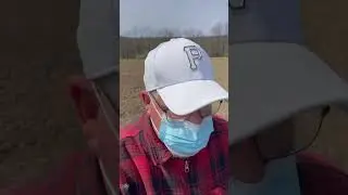Step 4 spraying food plot for weeds with KleenUp