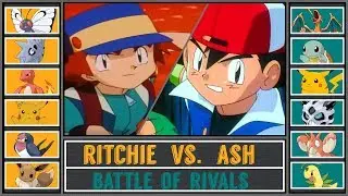 Ash vs. Ritchie (Pok&eacute;mon Sun/Moon) - Kanto Rival Battle/Rematch