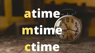 Timestamps, Date, Calendar | atime - mtime - ctime