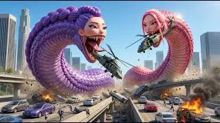 Rumi & Mira Worm Demons | 50,000 Humans Transformed Into Worms | 23 Min Adventure