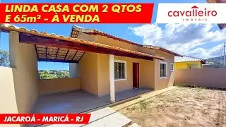 VENDIDA - Casa com 2 Quartos e  LINDA VISTA da Lagoa de Jacaroá, Maricá-RJ
