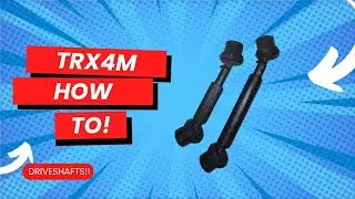 How to upgrade your traxxas trx4m driveshafts...Tutorial 