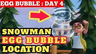 Heartopia | DAY 4 : Winter Frost Guide: How to Locate SNOWMAN EGG BUBBLE #heartopia 