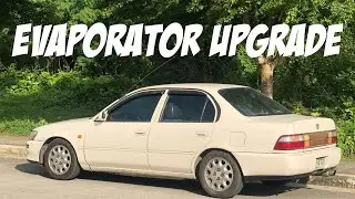 Converting Hyundai Starex Evaporator on Toyota Corolla Bigbody XE