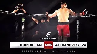 MUAY THAI VS KICKBOXING WAR ENDS IN KO - John Allan vs Alexandre Silva - Future MMA 6 - Full Fight