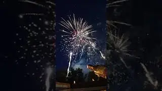 Armed Forces day fireworks at Normandy barracks in Sennelager.