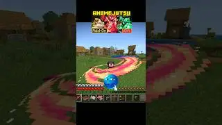Minecraft Anime Jutsu Addon 🥷🏻 (PART 3) #minecraft #shorts