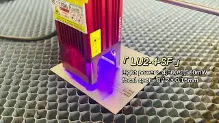 Engraving on stainless steel with Ortur Laser Master 2 Pro S2-LU2-4SF
