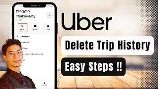 How to Delete Trip History in Uber !