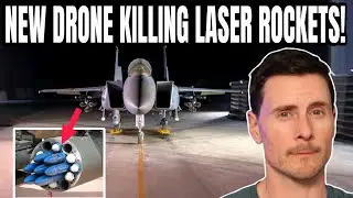 SHOCKING NEW PHOTOS of F-15E With DRONE KILLING Laser Rockets!
