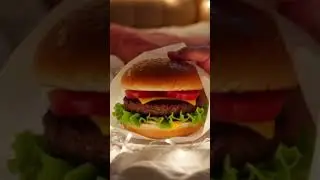 🧀🍔 Simple Cheese Burger | Juicy Beef, Melting Cheese & ASMR Sizzle | Smart Foods