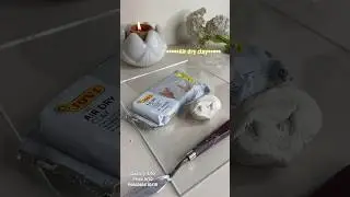 I recently ordered air dry clay from amazon to make a diy project and this is me unboxing it✨
