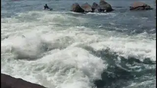 Disappearing while kayaking a rapid on Chattahoochee river