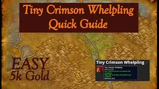 WotLK: EASY 5k+ Gold Pet Farming - Tiny Crimson Whelpling