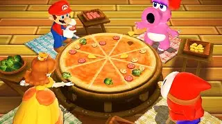 Mario Party 9 Minigames - Mario Vs Birdo Vs Peach Vs Toad (Master Difficulty) Cpu