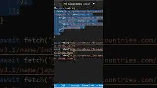 JavaScript #Shorts - Fetch using Async Await