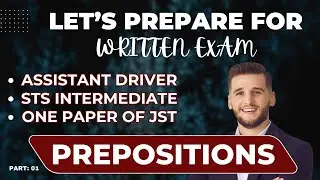 Prepositions |  English Preparation | Assistant Driver | STS Intermediate | Junior Science Teacher