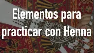 Diario de Tatuajes en Henna: Elementos para Practicar #1