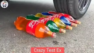 Crazy Test Ex vs Different Coca Cola, Pepsi, Colgate, Eggs | Crushing Crunchy & Soft Things by Car |