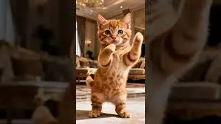 😻🐱😽Dancing Orange Cat Goes Viral! Cutest Kitty Grooves to Trendy Beat