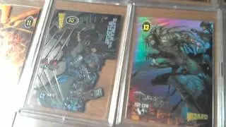 Wizard magazine promo trading cards