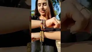Natural Hand Painted Kalamkari Bangles by Dwaraka Plus