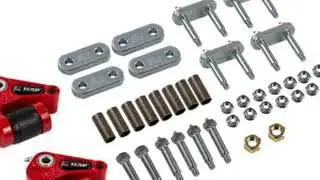 🚚 Improve Towing Comfort with Dexter E-Z Flex Equalizer Kit! (Red Powder Coat Edition)