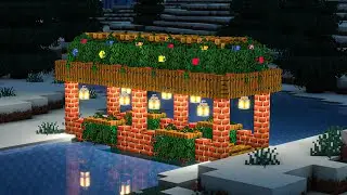 Minecraft | How to Build a Christmas Bridge | Tutorial Survival