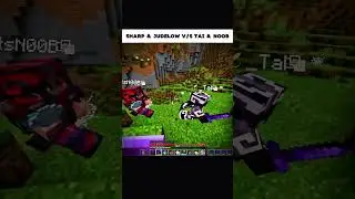 Sharpness and Judelow v/s  shieldlessduo #minecraft #minecraftshorts #pvp #strength #minecraftonly