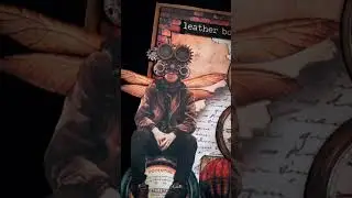 Layered Collage using the gear head gang kit by Arthouse Whimsy #journaling