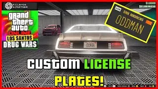 *NEW* HOW TO CREATE CUSTOM LICENSE PLATES IN GTA ONLINE | GTA 5 Online Tutorial
