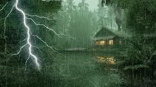 HEAVY RAIN AND THUNDER SOUNDS - DEEP SLEEP | Thunderstorm for Sleeping - Rain Sound Comfort #2
